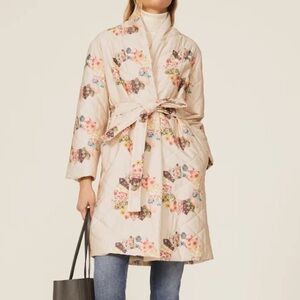 Quilted Floral Women's Coat by Samantha Sipos